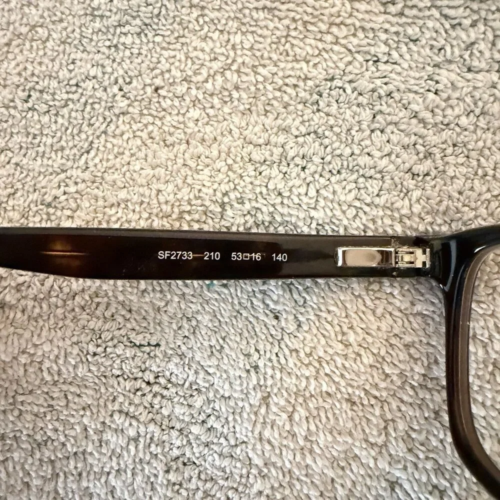 Salvatore Ferragamo Black Eyeglasses Frames Only SF2733 Unisex Hardshell Case